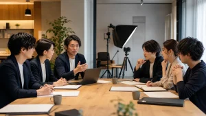 セレス studio15 M&Aでデジタル広告会社とショート動画クリエイター事業が統合を協議するチーム