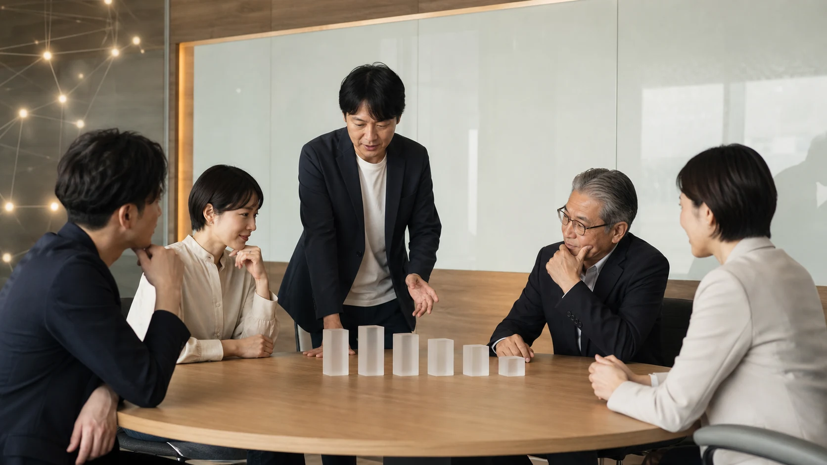 ネットイヤー トライバル 株式譲渡後の独立経営と複数株主ガバナンスを表すイメージ